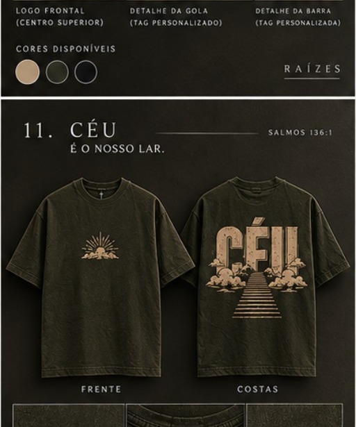 Camisa Céu