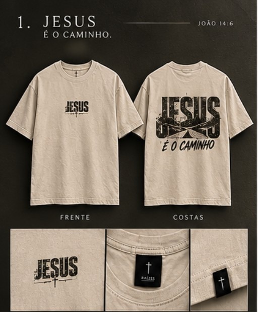 Camisa Jesus é o Caminho